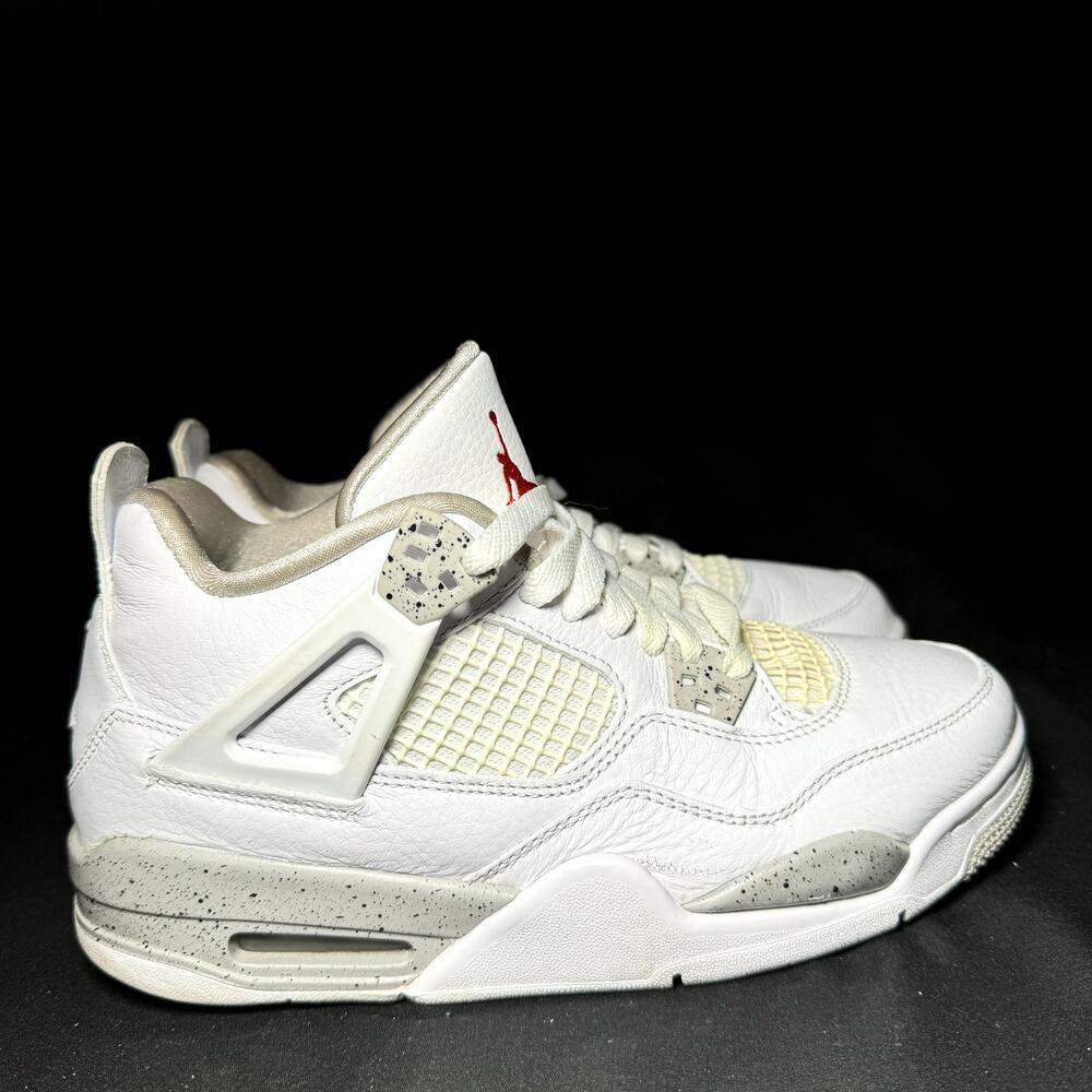 Size 6.5 - Nike Air Jordan 4 Retro GS White Oreo 2021 Men's Shoes